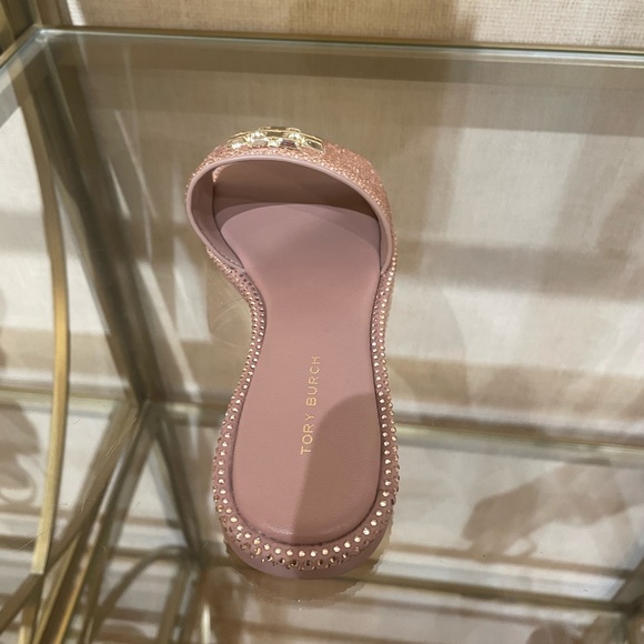 COPY - Tory Burch pink sparkle sandal - Picture 3 of 3